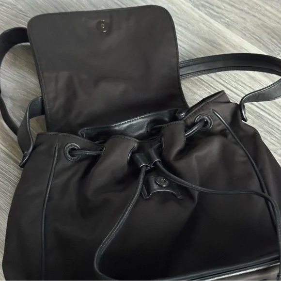 Cole Haan ZeroGrand Nylon & Leather Backpack – Black - Picture 5 of 8